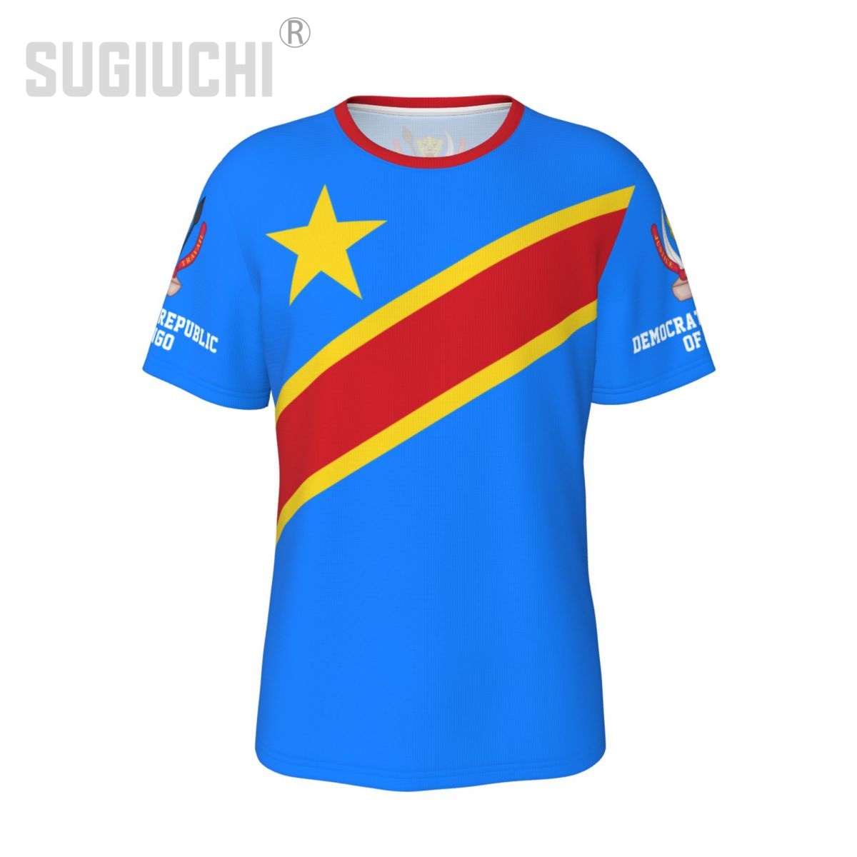 Sports Equipment Jersey - Unisex Nation T-shirt Democratic Republic Of