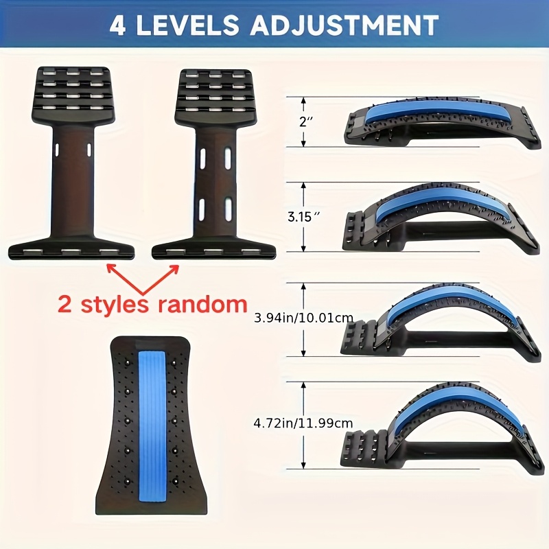 3-Level Back Stretcher Posture - Sports Equipment At Home 评论和价格