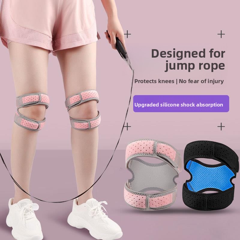 Dual-Lane Silicone Patellar Te - Sports Equipment Knee Support 评论和价格