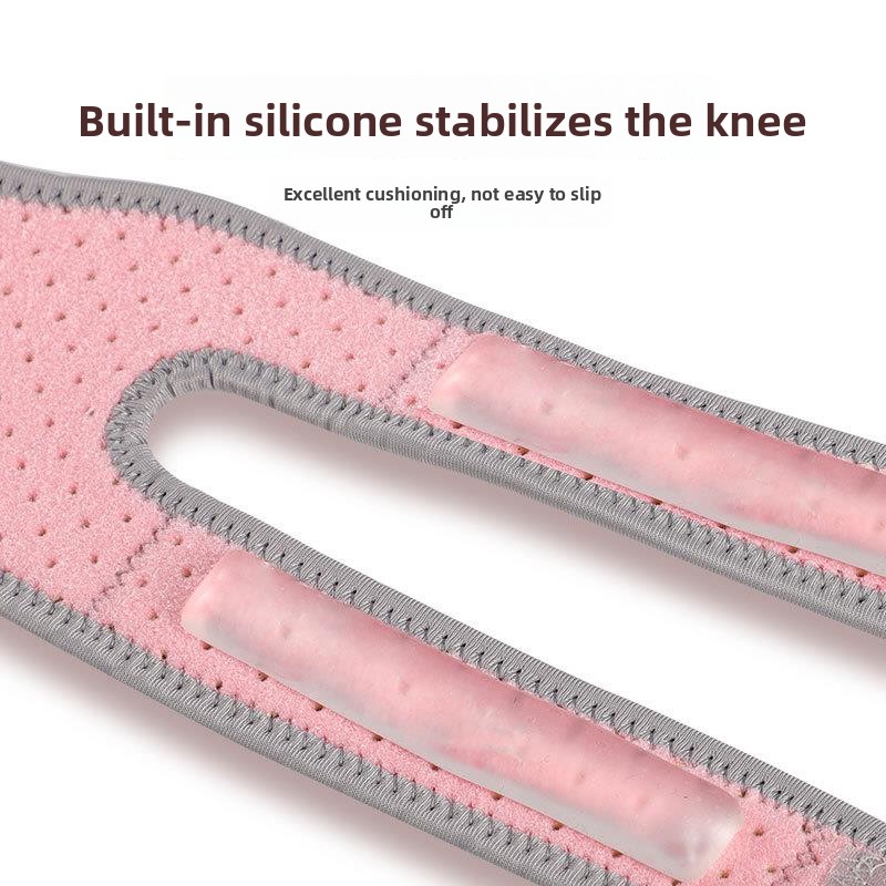 Dual-Lane Silicone Patellar Te - Sports Equipment Knee Support 评论和价格