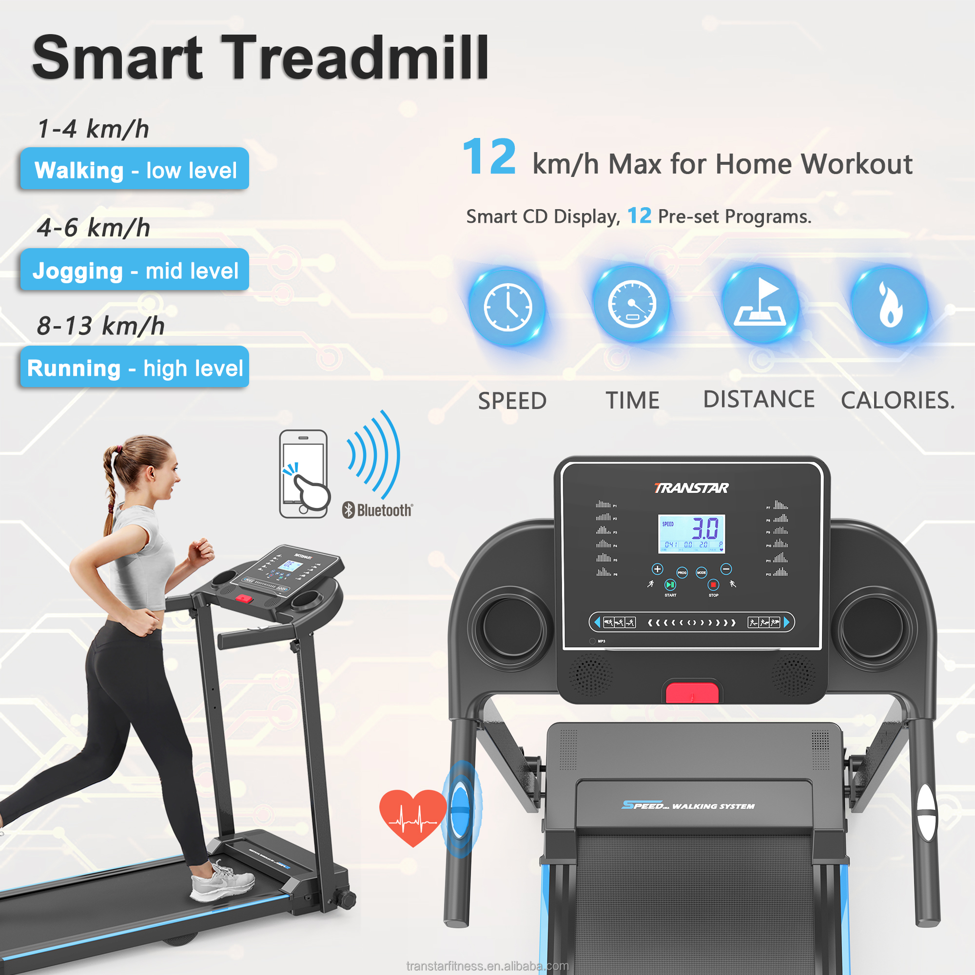 2.5HP Motor Foldable Electric  - Sports Equipment At Home 评论和价格