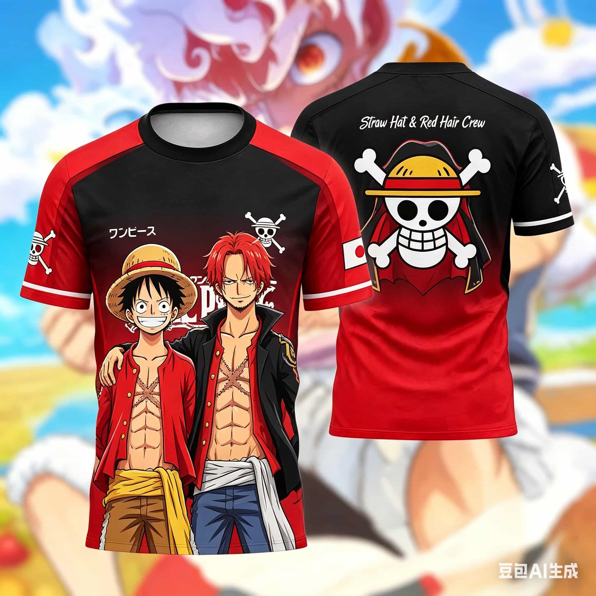 One Piece Anime Luffy Gear 5 3 - Sports Equipment Jersey 评论和价格