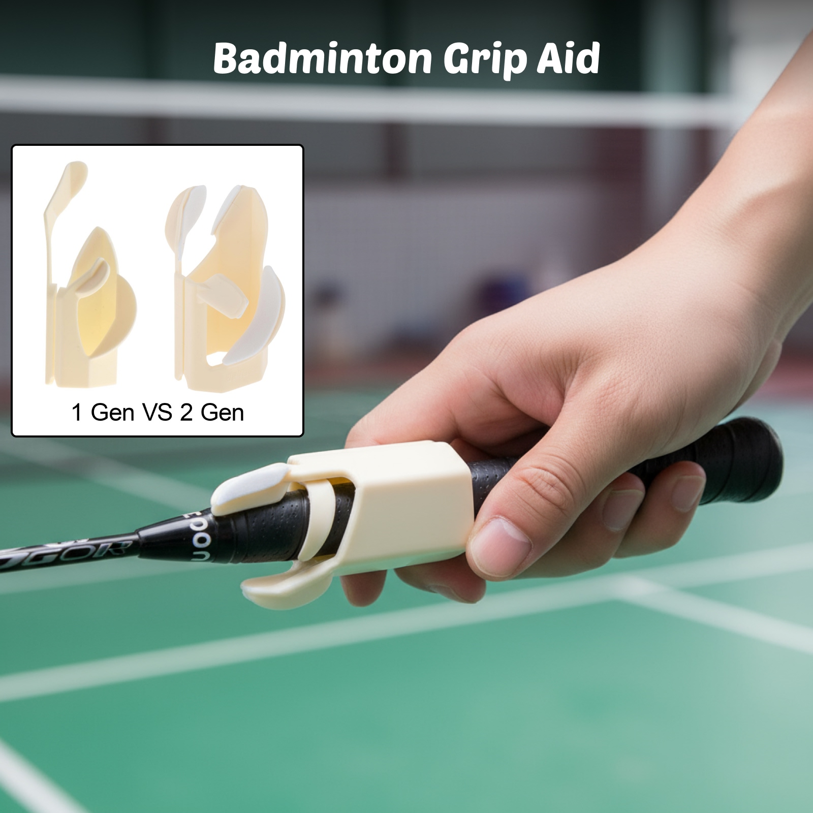 Badminton Grip Aid Posture Cor - Sports Equipment For Tennis 评论和价格