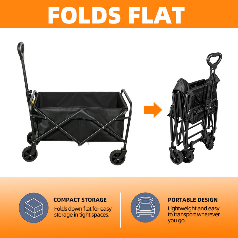 5inch Tire Folding Camping Out - Sports Equipment Trolley 评论和价格