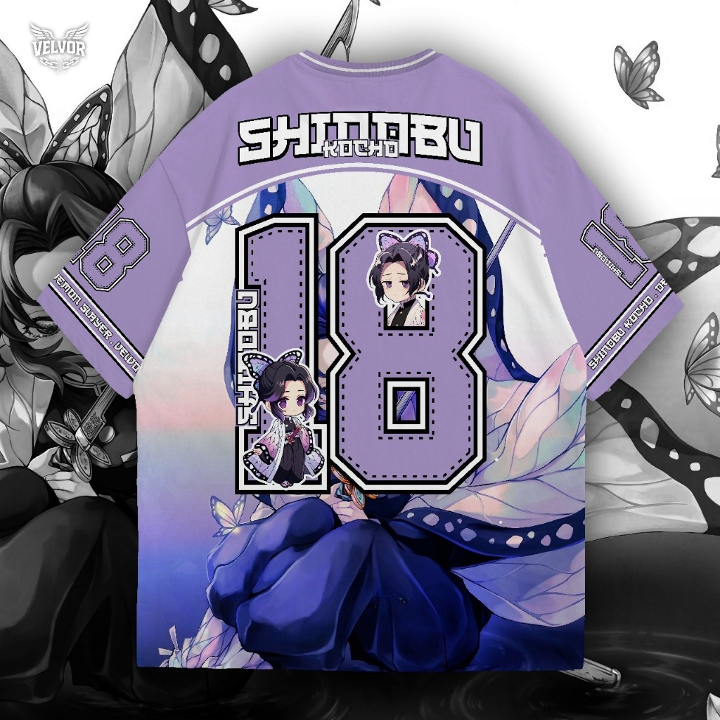 New Demon Slayer Kochou Shinob - Sports Equipment Jersey 评论和价格
