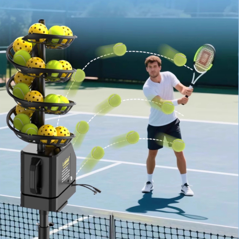Adjustable Tennis Ball Machine - Sports Equipment For Tennis 评论和价格
