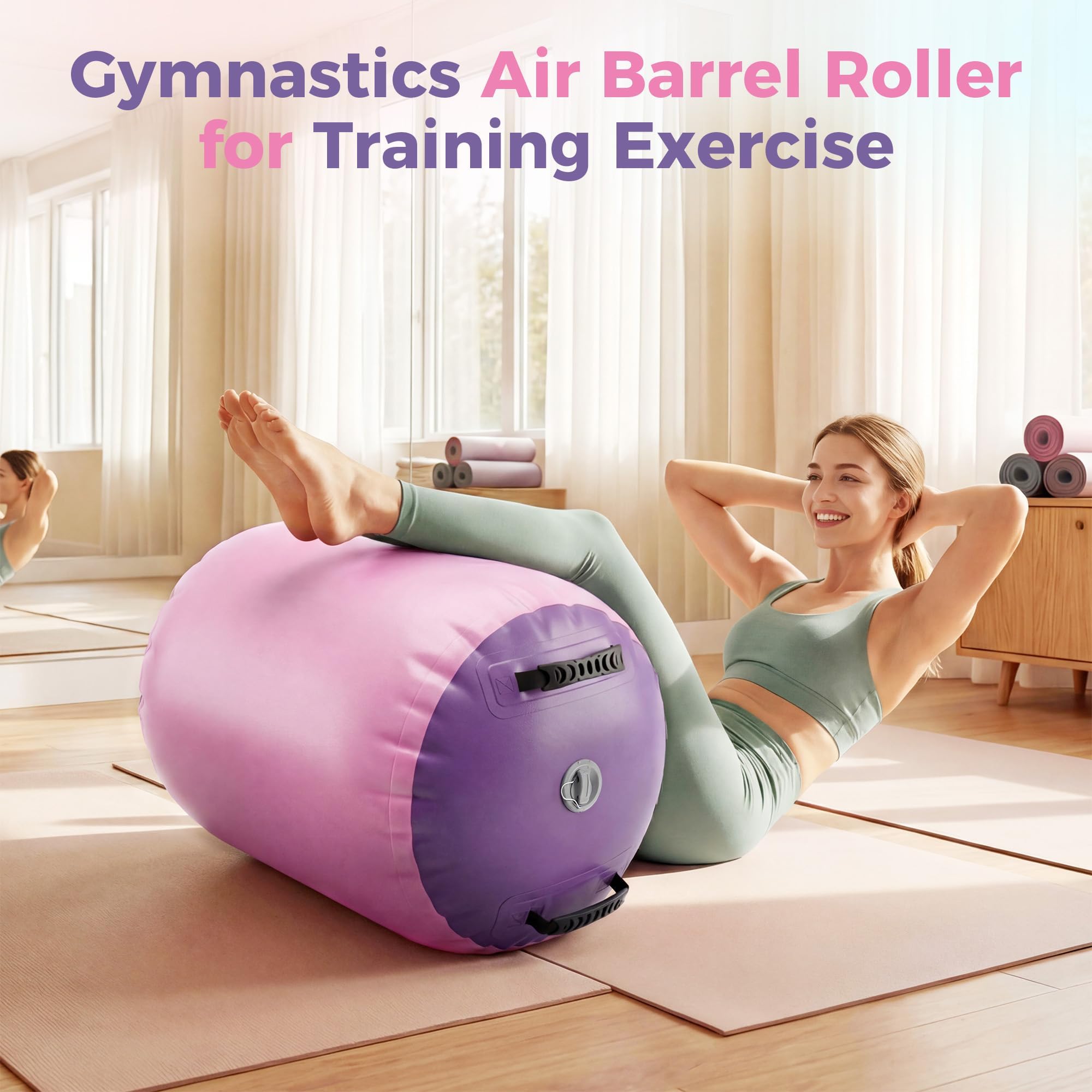 Gymnastics Air Roller Air Barr - Tumbling Air Track 评论和价格