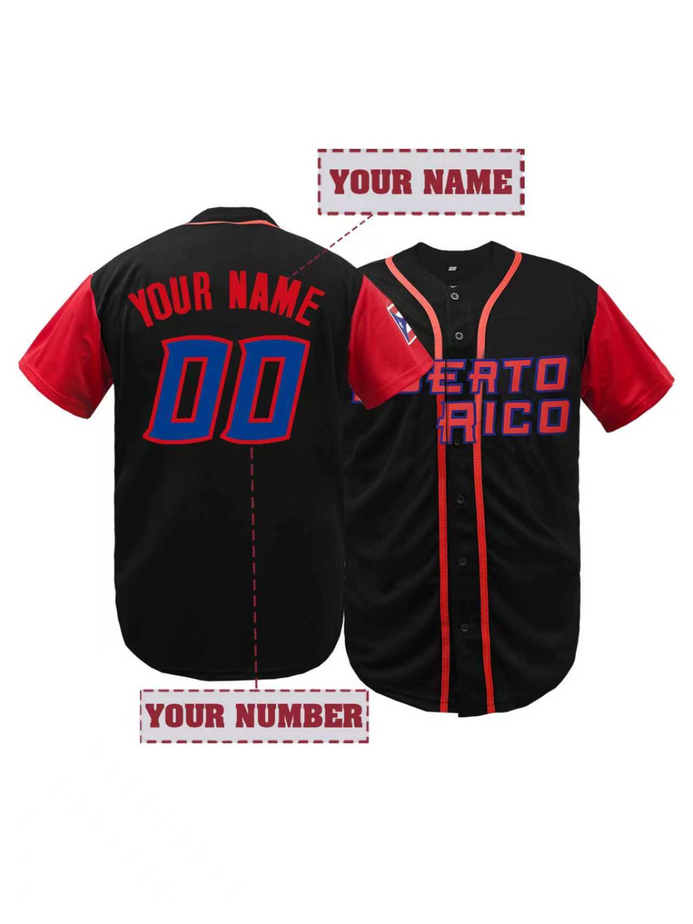 Men's Personalized Name And Nu - Sports Equipment Jersey 评论和价格