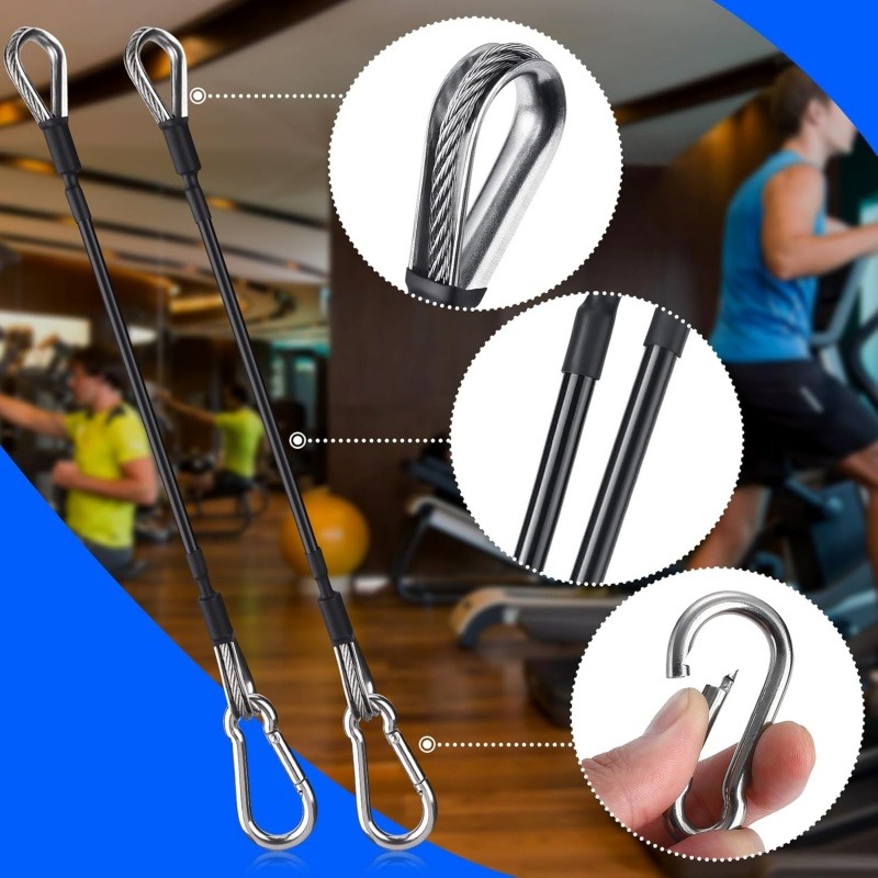 1/2Pcs 25cm Gym Cable Extensio - Sports Equipment At Home 评论和价格