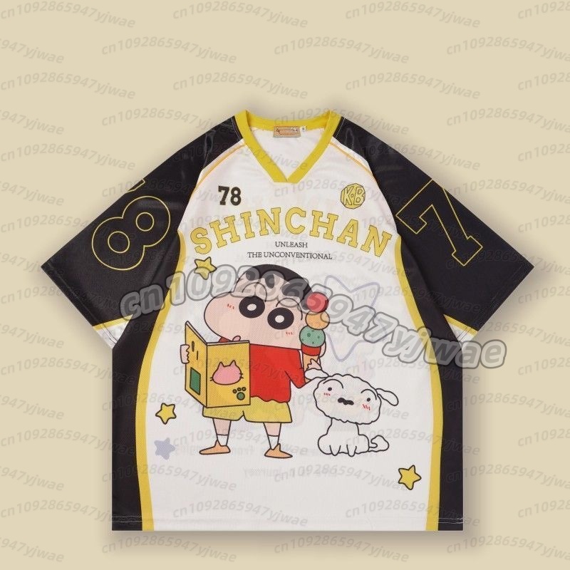 26 Men Crayon Shin-Chan Retro  - Sports Equipment Jersey 评论和价格