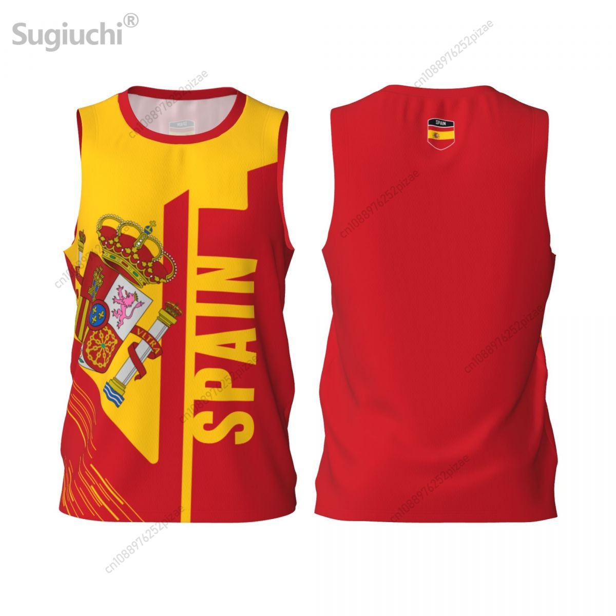 Custom Name Number Spain 3D Fl - Sports Equipment Jersey 评论和价格